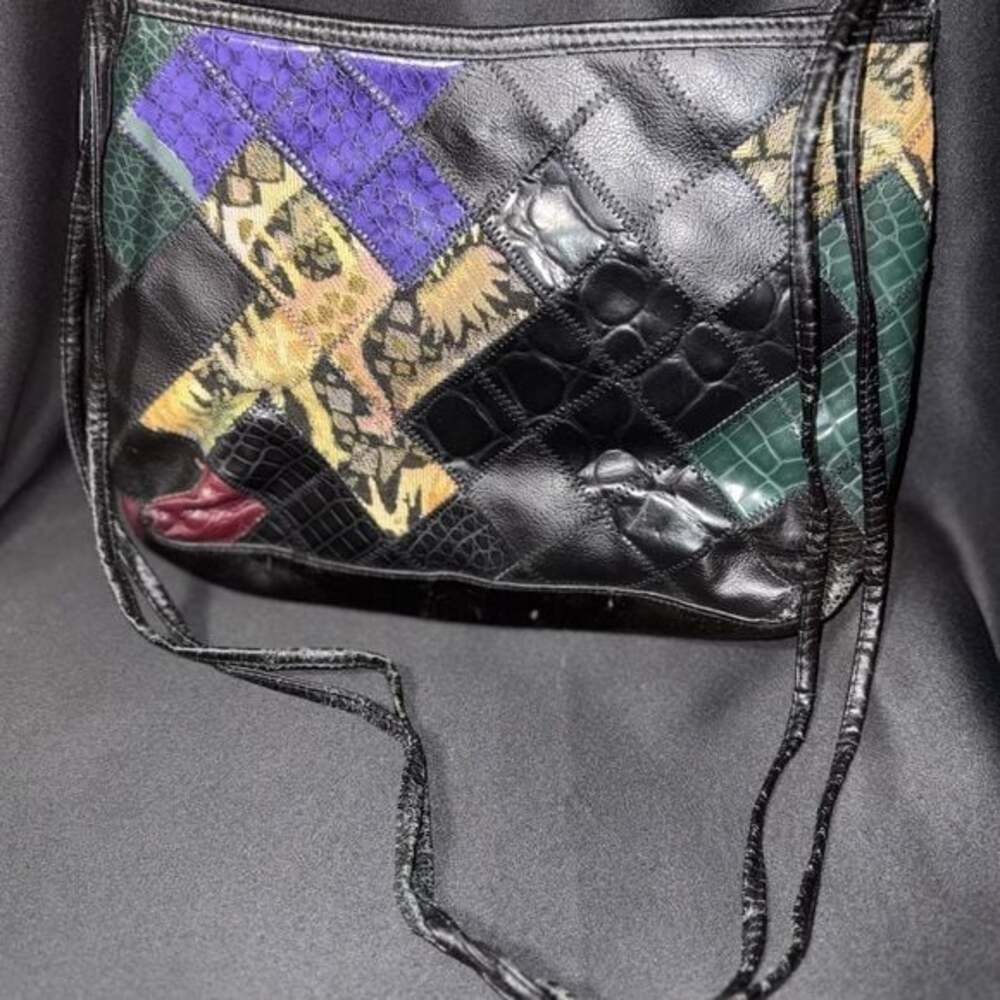 Patchwork Leather Shoulder Bag
